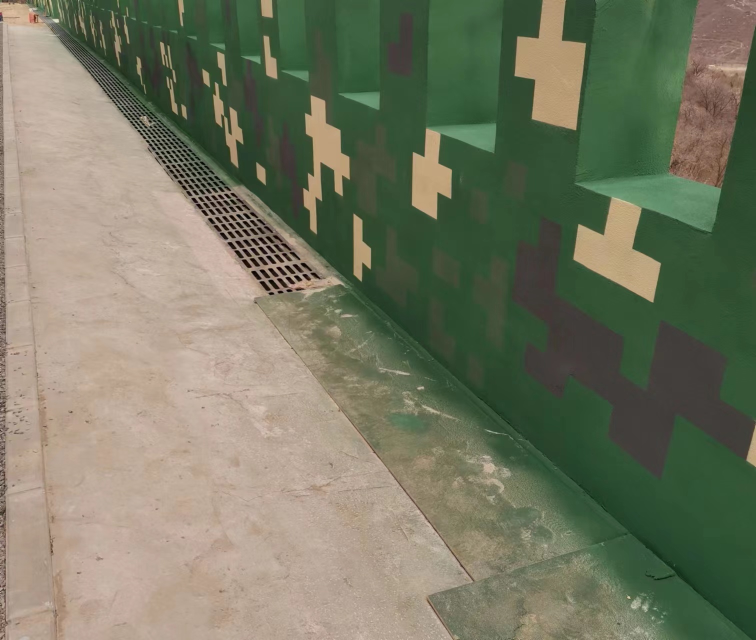 青浦围墙迷彩喷涂,数迷彩漆