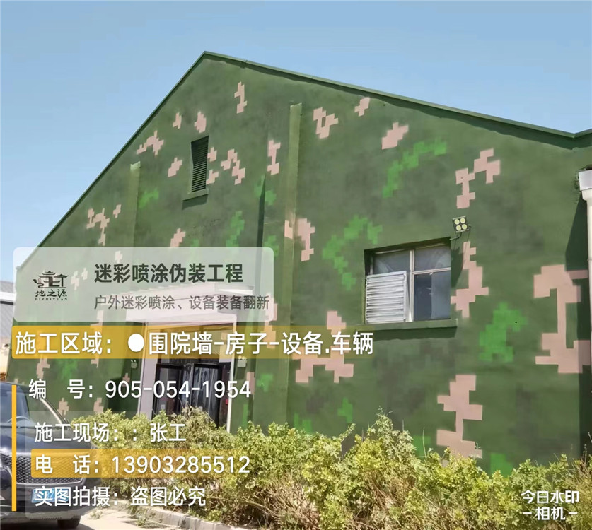 青浦外墙数码迷彩漆施工报价清单（100㎡标准墙面测算）